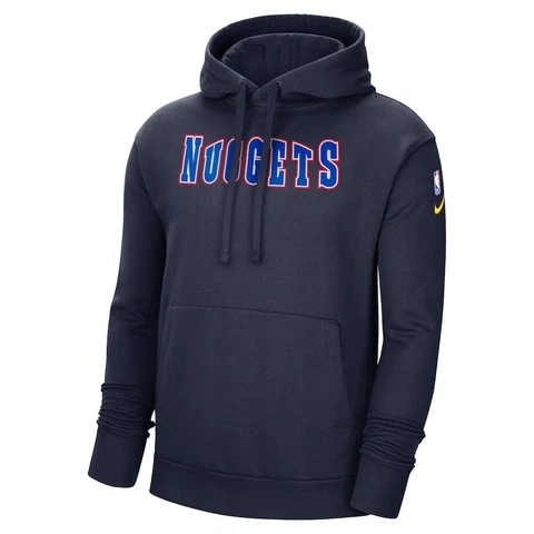 Denver Nuggets Nike City Edition Essential Logo Hoodie Men's Large 2022 NBA New Cover