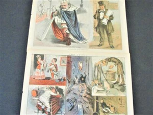 1880s-Romance and Reality. Notes by the Way.- Magazine Judge (2) Colored Pages. - Picture 1 of 9