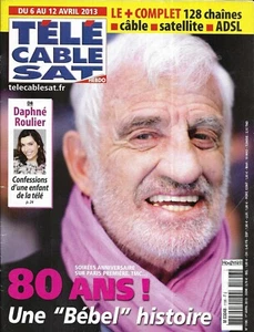 Télé Cable Sat n°1196 06/04/2013  Jean-Paul Belmondo/ D.Roulier/ "AHS"/ J.Demy - Imagen 1 de 1