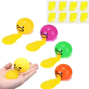 4 Stück Kotzen Eigelb Stressball Erbrechen Eigelb Stressball Erbrechen Disgus - Bild 1 von 6