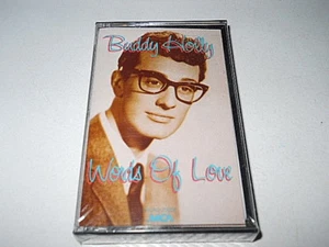 Buddy Holly "Words Of Love" Cassette Tape (MCA Records 1985 USA) - Picture 1 of 3