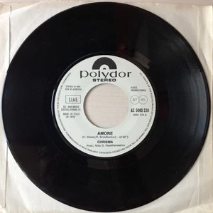 CHRISMA / AMORE - 7" (Italy 1976 - PROMO) TOP RARE !!! - Foto 1 di 1
