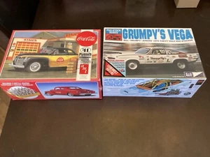 AMT Coca-Cola 1941 Plymouth Model Car and Grumpys Vega both sealed - Picture 1 of 3