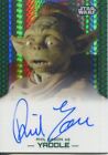 Star Wars Chrome Perspectives II Prism Autograph Phil Eason as Yaddle
