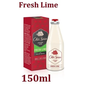 Old Spice ASL After Shave Lotion | Fresh Lime | Cool, Aromatic and Fresh | 150ml - Picture 1 of 6