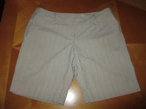 Chino donna Tracy Evans Limited gessato kaki taglia 9 manca bottone interno - Foto 1 di 1