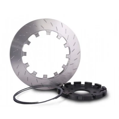 PFC V3 348mm Slotted Front Disc Kit LH + RH Mitsubishi Lancer EVO X  - Image 1 of 2