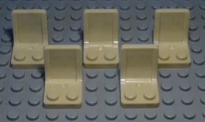 LEGO Chemin de Fer - Véhicule Personnel Utilitaire Siège Beige 5 Pièce - Picture 1 of 1