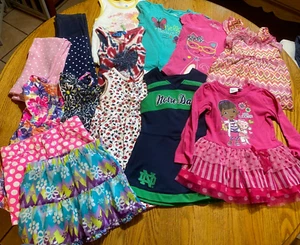 Lot of 14 Little Girls Cloths Size 4T - Picture 1 of 6