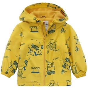 Rokka&Rolla Toddler Boys Outdoor Fleece-Lined Light Windproof Jacket with Hood - Picture 1 of 45