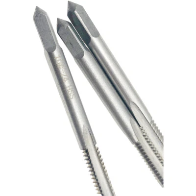 3pcs 10-24 Tap 10x24 UNC Thread 3 Flutes Right Hand 10 - 24 Tap Set HSS 10 x 24 - Image 1 of 4