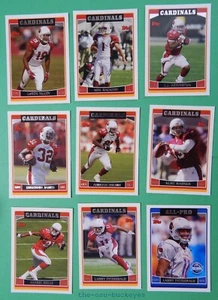 2006 Topps Arizona Cardinals Team Set 12 Cards Larry Fitzgerald Kurt Warner - Picture 1 of 2