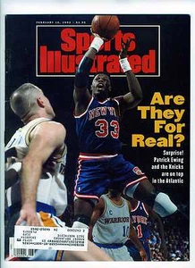 Feb 10 1992 Sports Illustrated Patrick Ewing NY Knicks - Picture 1 of 1