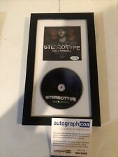 COLE SWINDELL SIGNED AUTOGRAPH FRAMED CD DISPLAY ACOA STEREOTYPE COUNTRY STAR