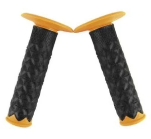 Spider Grips SLX-R/B Grips Blk/Yellow MX Enduro DualSport Super Motard ATV Twist - Picture 1 of 1