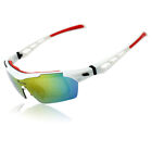 WEST BIKING Polarisierte Schutzbrille Radfahren Sonnenbrille Sportbrille Weiß