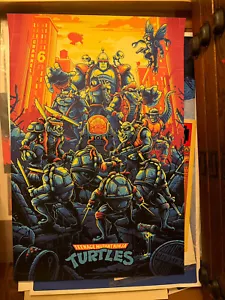 Teenage Mutant Ninja Turtles Poster By Dan Mumford TMNT Glow-in-the-dark Proof - Picture 1 of 3