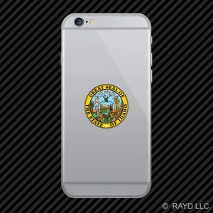 Autocollant téléphone portable Idaho State Seal Mobile Die Cut état nord-ouest de Boise - Photo 1 sur 1