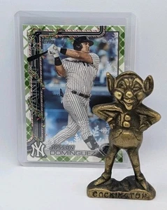 2025 Topps Holiday - Jasson Dominguez #H10 - Green Plaid - Bild 1 von 3