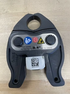 Se adapta a Milwaukee Tool 49-16-2451C 3/4 pulgadas Mandíbula de crimpado Pex para M12 Force - Imagen 1 de 4