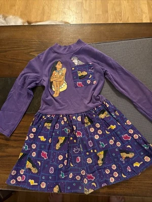 Vintage 1990s Pocahontas Disney Dress Size 6 Kids Girls Never Worn - Image 1 of 4