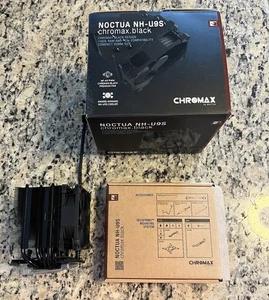 Noctua NH-U9S chromax.black CPU Cooler with Mounting Bracket - AM4/Intel - Picture 1 of 4