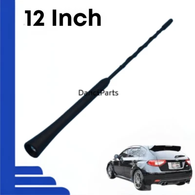 Repuesto de mástil de antena negro AM/FM de 12"" para SUBARU WRX/WRX STI 2012-2016 Foto 1 de 3