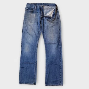 Levi's 514 Slim Straight Blue Jeans Herren 34x34 (passt 33x33) 100% Baumwolle Mid Rise - Bild 1 von 7