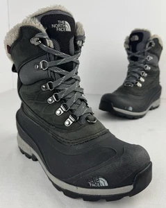 The North Face Chilkat 400 Snow Boot Women’s 6 EU 37 Black Waterproof Primaloft - Picture 1 of 12