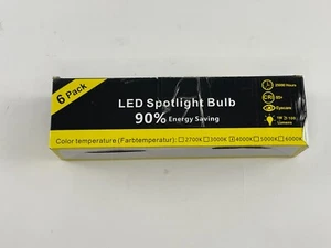 6 PC MR16 120V 5W 4000K LEDGu5.3 Led Bulb Dimmable Replacements - Picture 1 of 2