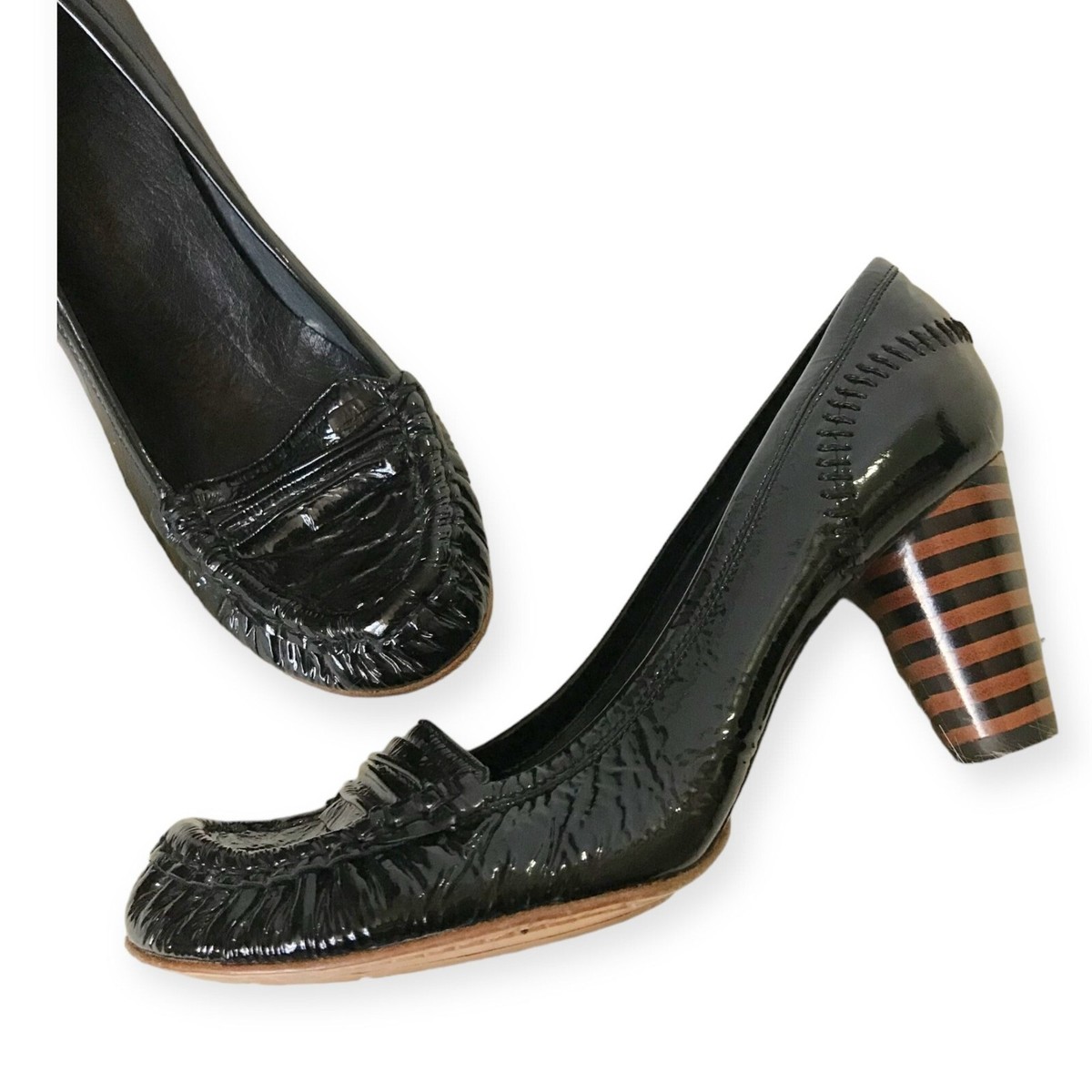 GEORGINAGOODMAN ジョージナグッドマン　ストライプヒール GEORGINAGOODMAN ジョージナグッドマン ストライプヒール