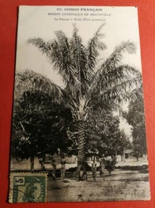 CPA - CONGO FRANCAIS Mission catholique de Brazzaville - Le Palmier à huile  - Imagen 1 de 2