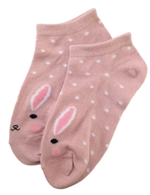 CUTE CAT Womens Blush Pink Low Cut Trainer Socks | One Size UK 4-7 EU 36-40 Foto 1 de 2