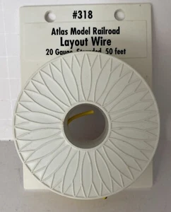 All Scale Atlas 318 Yellow Layout Wire 50' - Picture 1 of 2