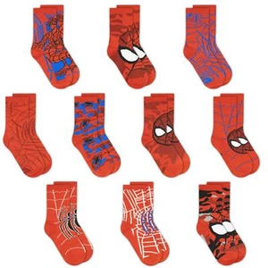 Spider Man Boys Socks 10-Pack of Decorative Spiderman Toddler Socks Amazing L... - Picture 1 of 6