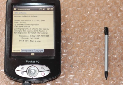 MIO DIGI WALKER P550 POCKET PC ELECTRONIC AGENDA Geocaching ETC Computer PDA pen - Image 1 of 4