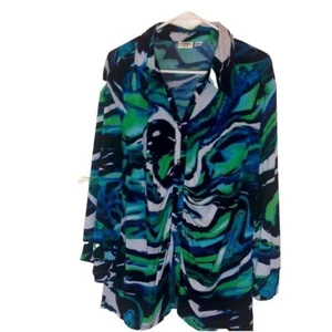 Cato Fashions 26/28W Women's Plus Size Multicolor Pullover Hippie Boho - Picture 1 of 5