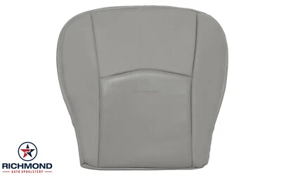 2004-2009 Cadillac SRX - Driver Side Bottom Perforated Leather Seat Cover Gray - Изображение 1 из 4