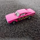Matchbox 1-75 - MB70 Dodge Dragster - Hot Pink with Pink Baseplate