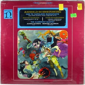 SEALED NONESUCH Schoenberg ODE NAPOLEON BONAPARTE Claremont Quartet H-71186 - Picture 1 of 2