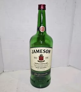 Jameson 4.5L Irish Whiskey Empty Glass Bottle Man Cave Decor For Display Only - Picture 1 of 8