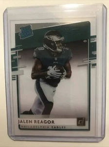 2020 Panini Chronicles Jalen Reagor Clearly Donruss Rated Rookie RC Eagles - Picture 1 of 2