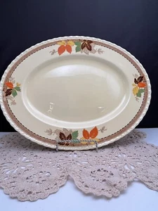 Myott Staffordshire England 'Leaflet' Pattern China Serving Platter Circa 1930's - Picture 1 of 3