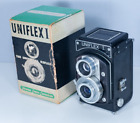 Vintage Uniflex I Twin Lens Reflex TLR z oryginalnym pudełkiem i instrukcją obsługi