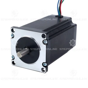 STEPPERONLINE Nema 23 Stepper Motor Bipolar 1.8deg Φ8mm 3Nm 5A 57x100mm 4 Wires - Picture 1 of 5