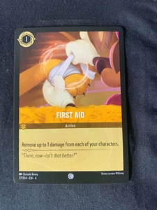 Disney Lorcana Ursula's Return First Aid Common NON-FOIL 27/204 - Picture 1 of 1