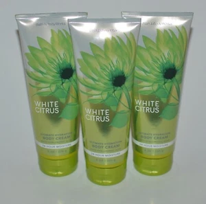 3 BATH & BODY WORKS WHITE CITRUS ULTIMATIVE HYDRATATIONSCREME HANDLOTION 8 OZ LARGE - Bild 1 von 5