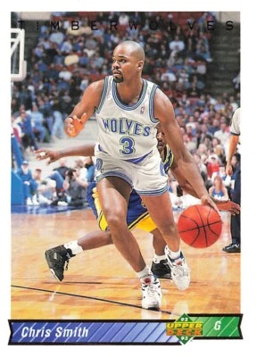 1992 Upper Deck #401 Chris Smith Minnesota Timberwolves - Image 1 of 2