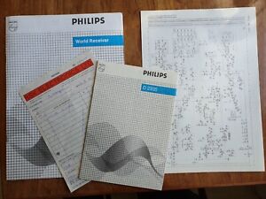 Philips D 2935 World Receiver  Operating Instructions Manual +  Paperwork