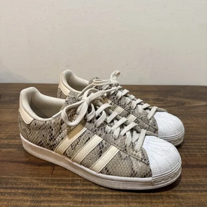Adidas Originals Superstar Snakeskin Wonder White Women's Shoes GW2192 SZ 8.5 - Picture 1 of 10